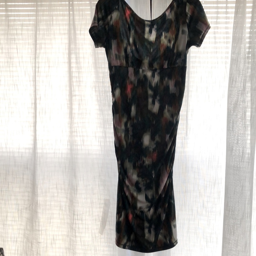 Multicolor midi dress